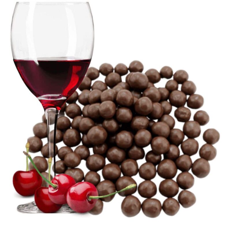 Dragea de Chocolate ao Leite com Licor de Cereja Dragea de Chocolate ao Leite com Licor de Cereja